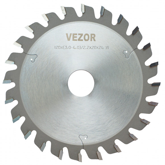 Диск пильный конический VEZOR 2K (D120 3,1-4,3 d20 Z24)