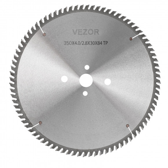 Диск пильный VEZOR (D350 B/b4,0/3,2 d30 Z84) по ДСП, МДФ, фанере клееной, МДФ, OSB
